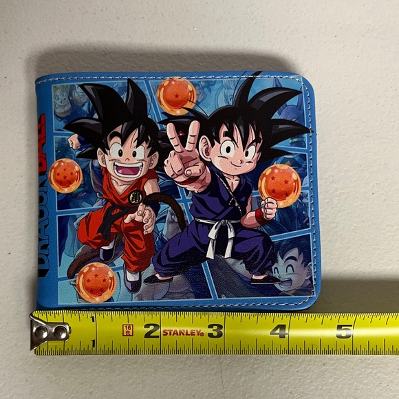 Dragonball Z Goku Super Saiyan Pleather Wallet  Anime 90s Money Holder - Picture 5 of 5